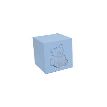 Urne aluminium enfant Lola - Bleu