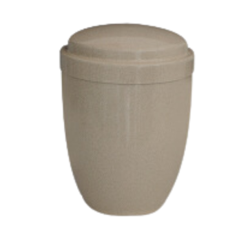 Urne métal - Beige pastel